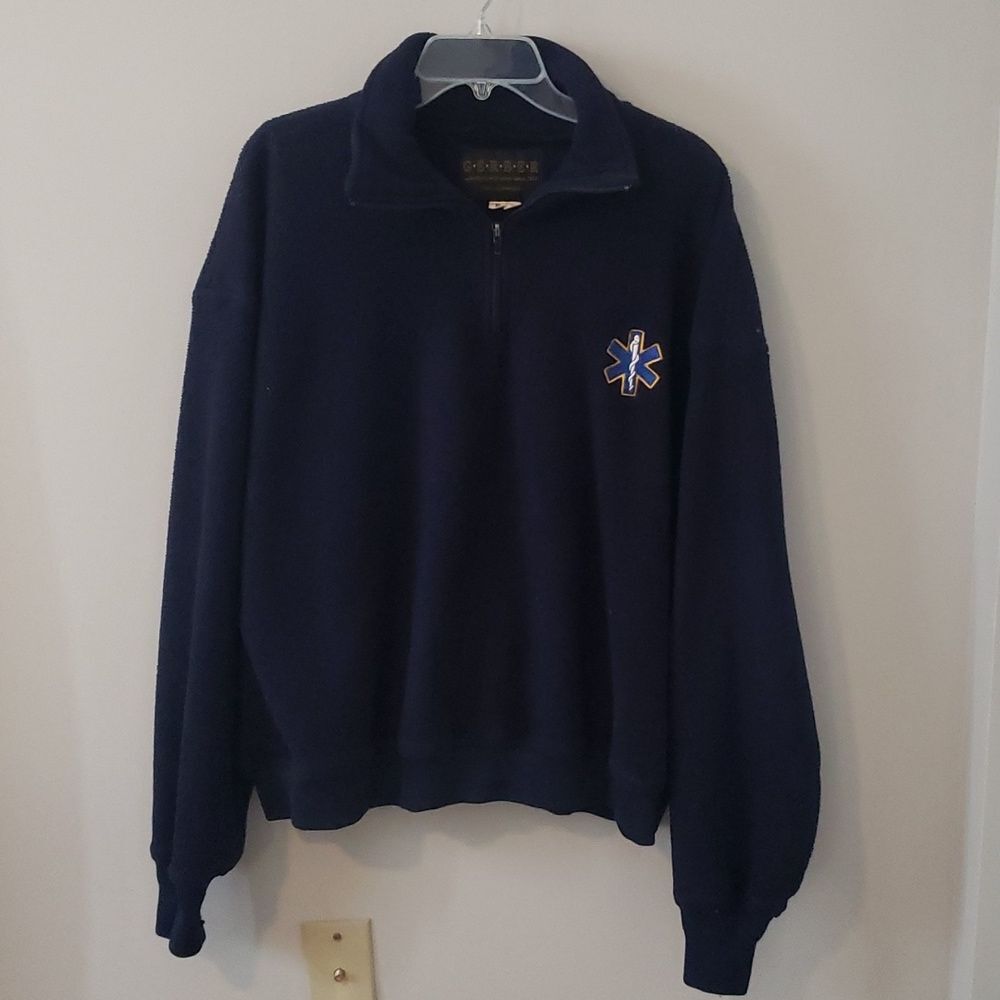Vintage Gerber Fleece EMS 1/4 zip pullover Men's XL
